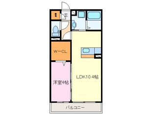 宇治山田駅 徒歩13分 3階の物件間取画像